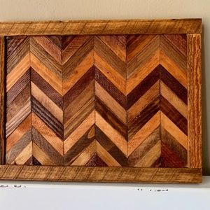 Reclaimed Wood Wall Art or Tray